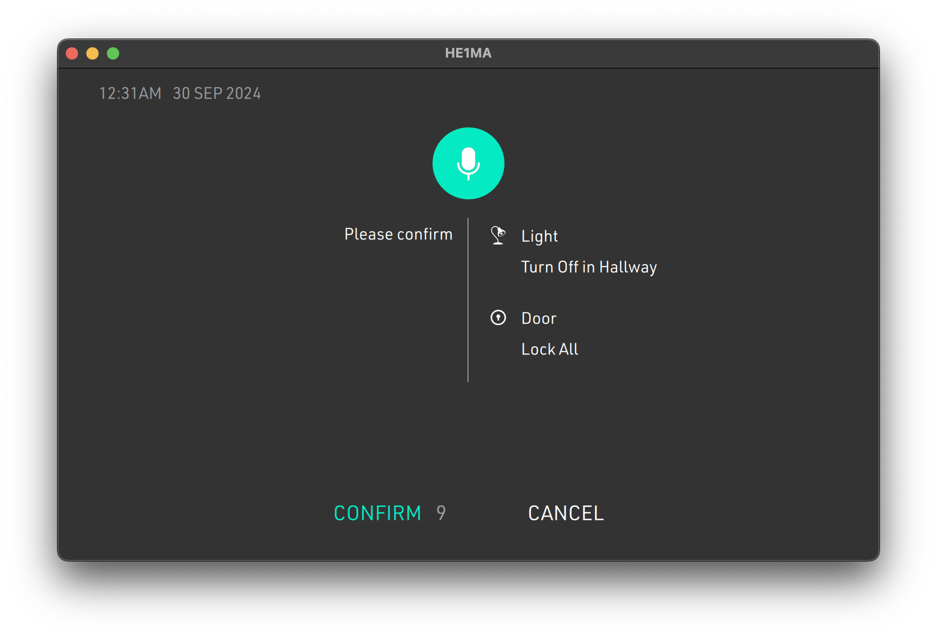Security & Access Management Qt/QML interface screenshot