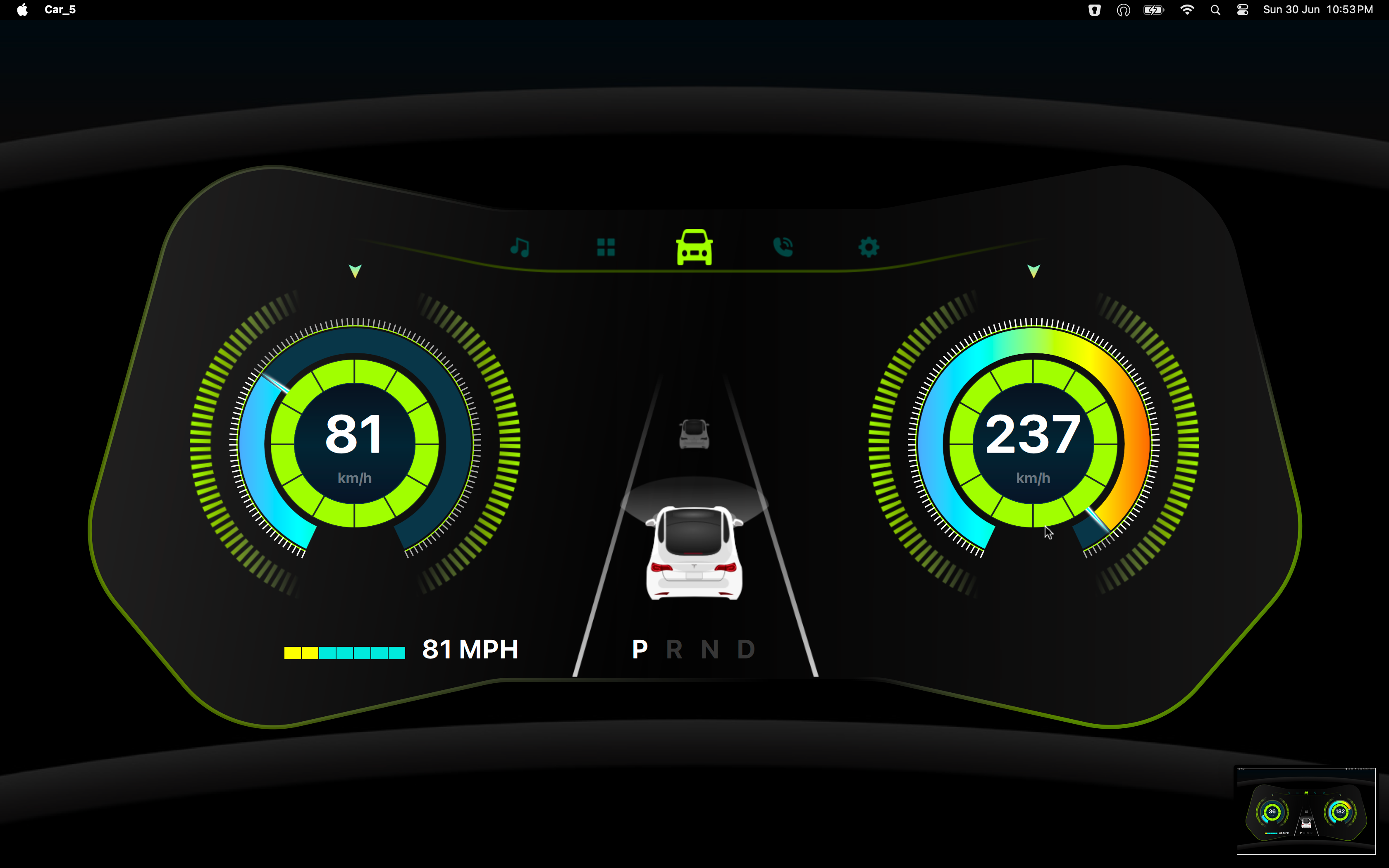 System Settings Panel Qt/QML interface screenshot