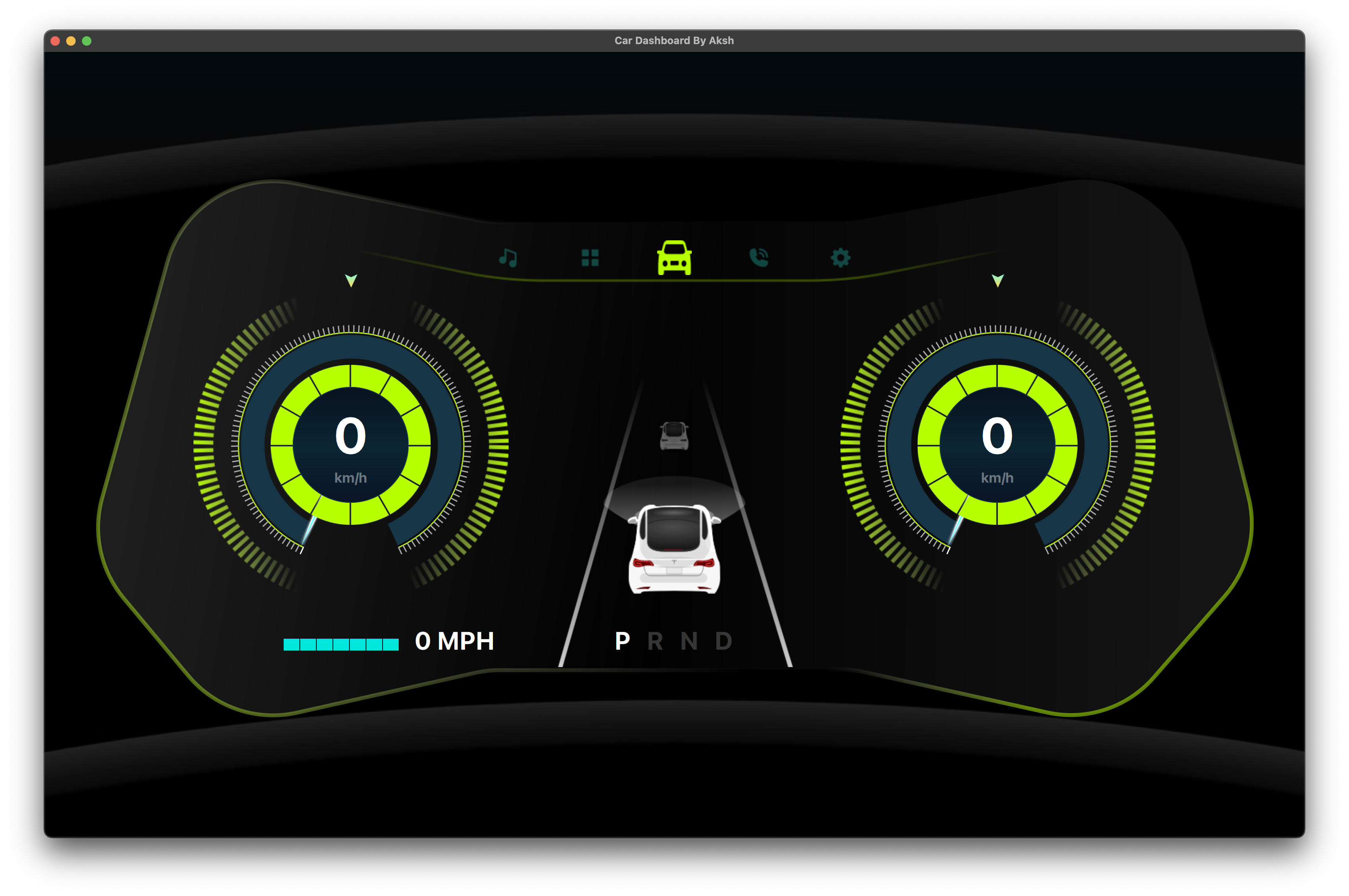 Energy Consumption Analytics Qt/QML interface screenshot