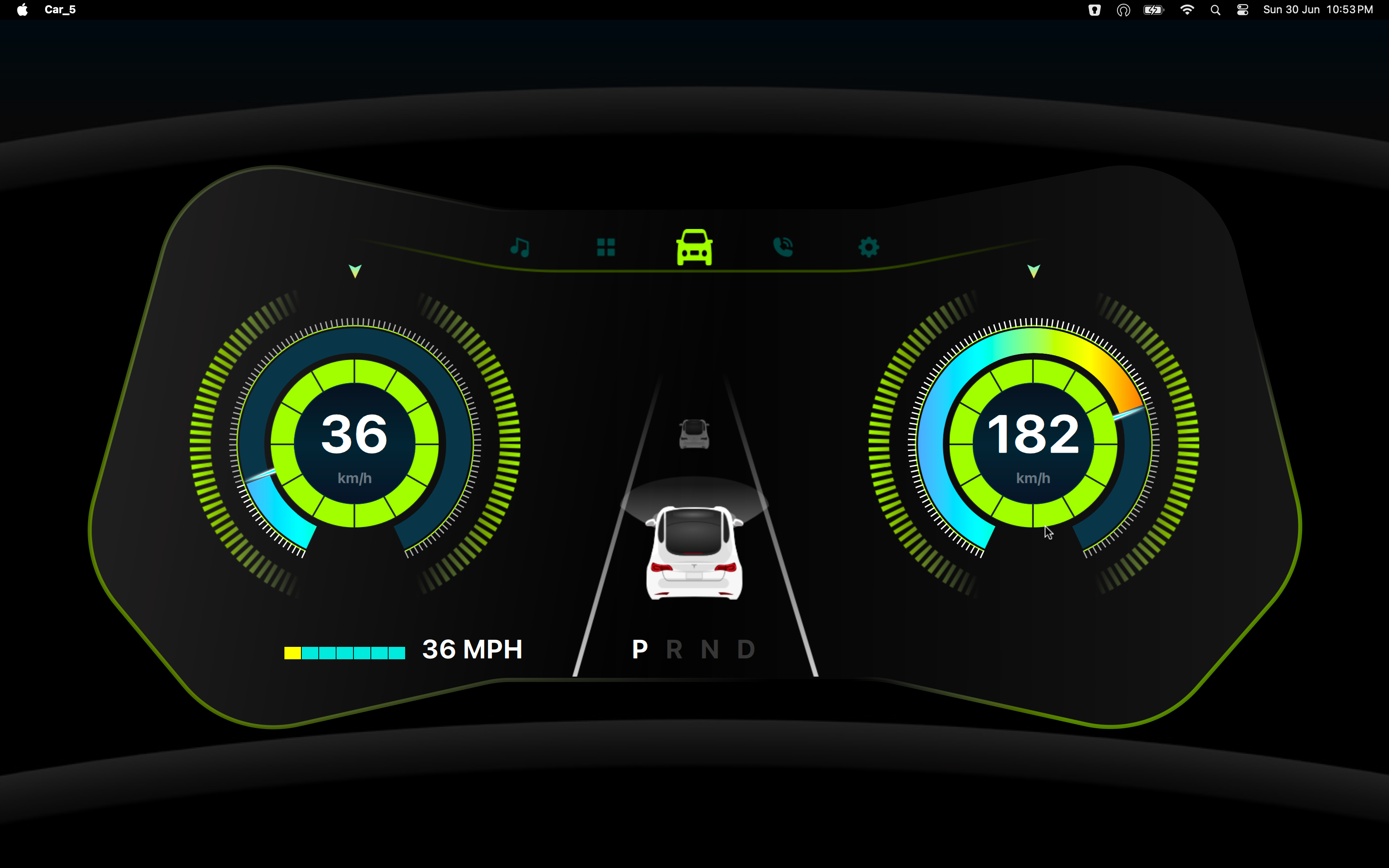 Navigation & Routing View Qt/QML interface screenshot