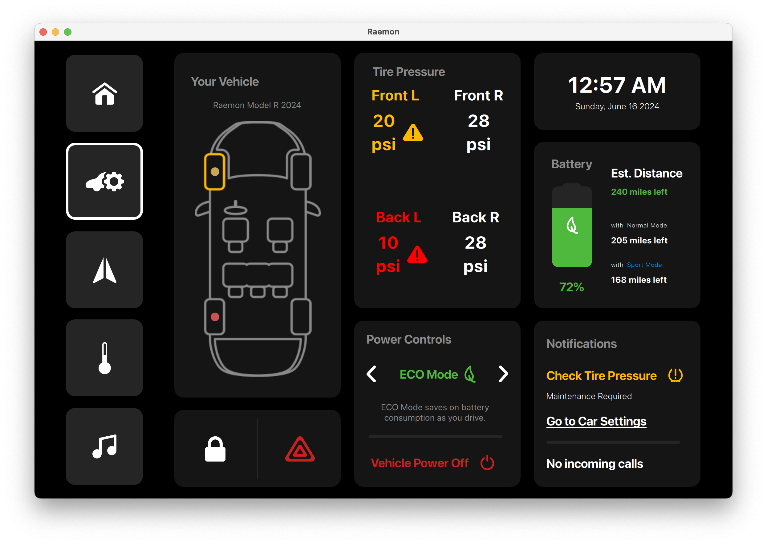 Navigation & Routing View Qt/QML interface screenshot