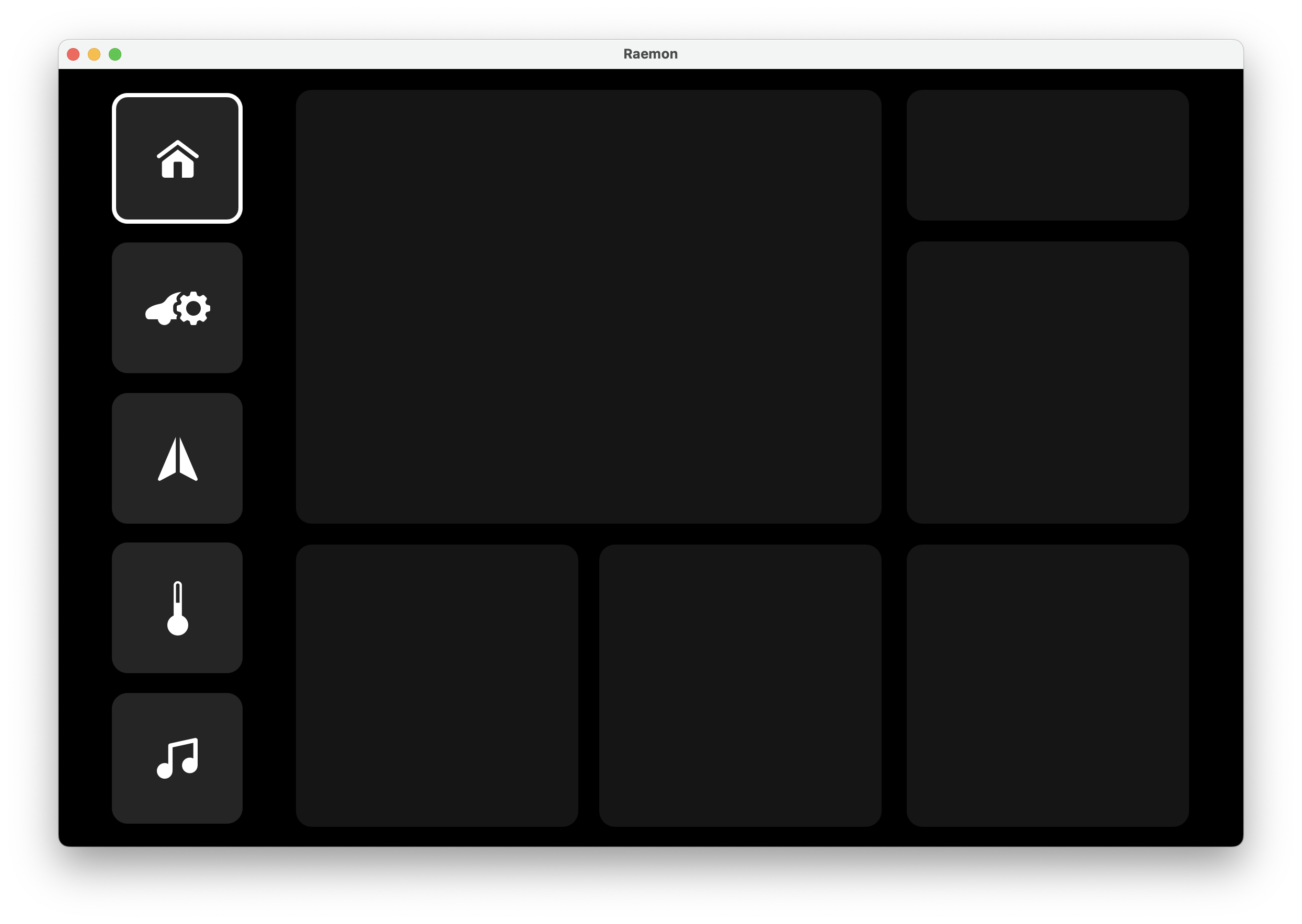 Reamon UI Layout Design Qt/QML project screenshot by TechCoderHub